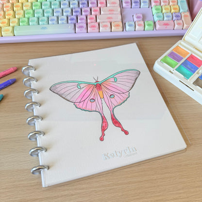 Set de 2 couvertures transparentes rigides (avant + arrière)