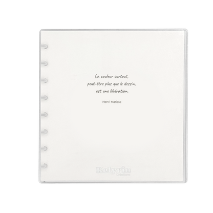 Set de 2 couvertures transparentes rigides (avant + arrière)
