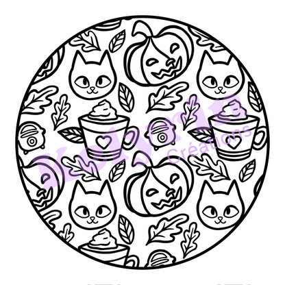Page de coloriage - Motif halloween