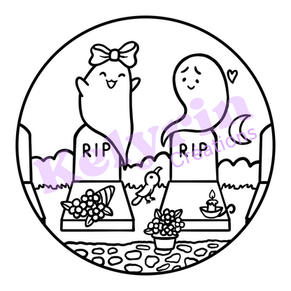 Page de coloriage - L'amour après la vie