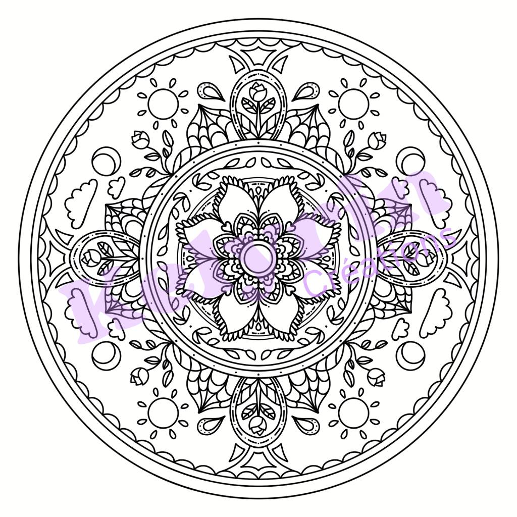 Page de coloriage - De verre et d'épines