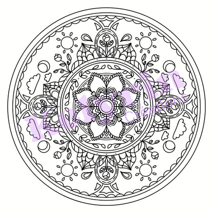 Page de coloriage - De verre et d'épines