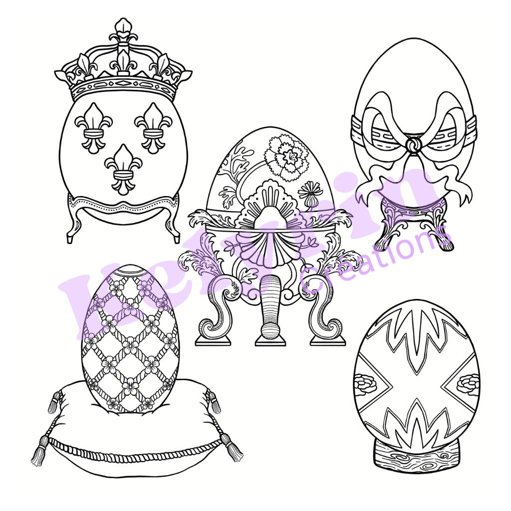 Page de coloriage - Les Oeufs Fabuleux