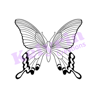 Page de coloriage - Paon commun (papilio bianor)